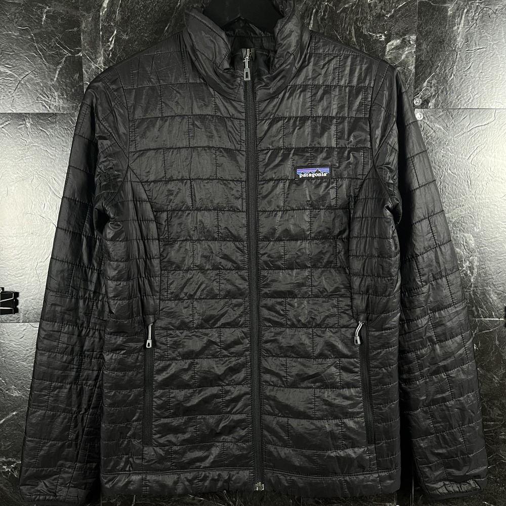Patagonia Women's Black Nano Puff Primaloft Jacket Small